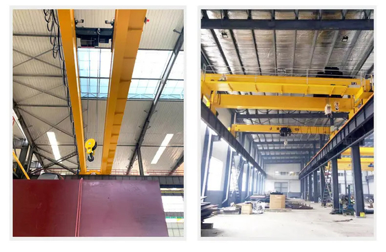 control de arriba europeo del inversor de la frecuencia de 5-75t Crane Double Beam Eot Crane VVF