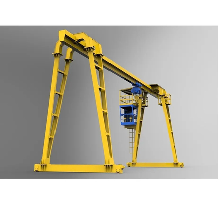 Modelo modificado para requisitos particulares 16 Ton Steel Launching Single Girder Goliath Gantry Crane del Mh