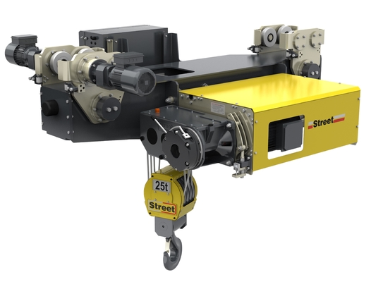 Mercado de cambios 5 Ton Single Beam European Overhead Crane With Electric Trolley del motor del ABM