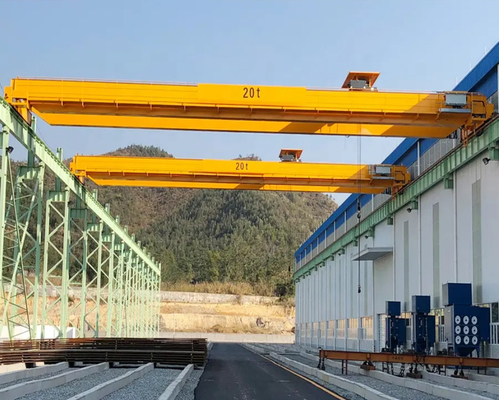 Diseño estructural modular de grúa de doble viga de elevación eficiente según la norma europea FEM