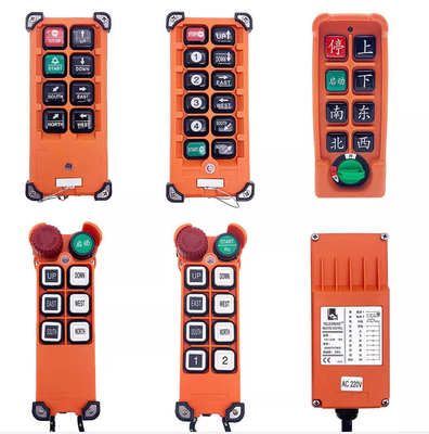 Radio industrial universal del botón de F21-E1B AC36V DC12-24V 6 teledirigida para el alzamiento