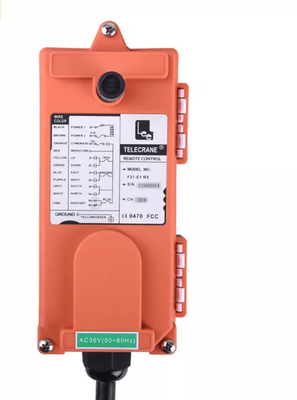 Radio industrial universal del botón de F21-E1B AC36V DC12-24V 6 teledirigida para el alzamiento