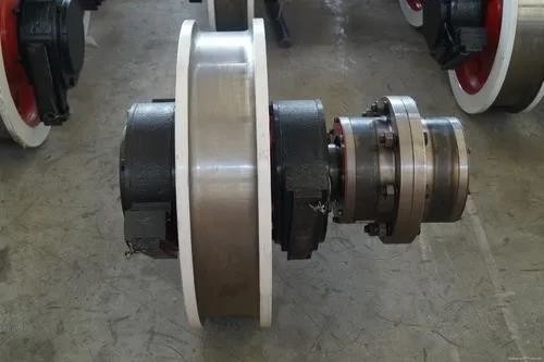 Bloque de acero de Crane Shaft Cast Ld Wheel fijado para la grúa de arriba
