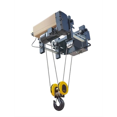 alzamiento de cuerda de arriba de alambre de Crane Low Headroom European Type de la viga del doble 20ton