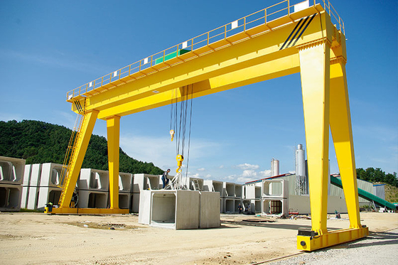 La elevación de piedra del granito y de mármol utiliza el pórtico doble Crane Heavy Duty de la viga