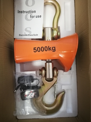 Ejecución electrónica colgante Crane Weight Scale de Digitaces del equipo de elevación del gancho 10 toneladas