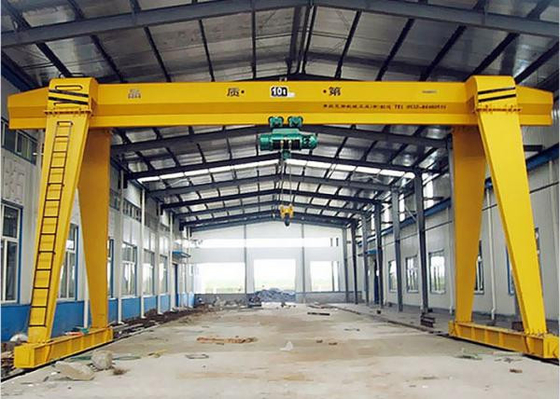 solo control de Crane With Trolley Wireless Remote del pórtico del haz del taller 16ton
