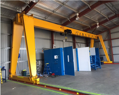 solo pórtico Crane With Wirerope Electric Hoist de Warehouse del haz 5ton