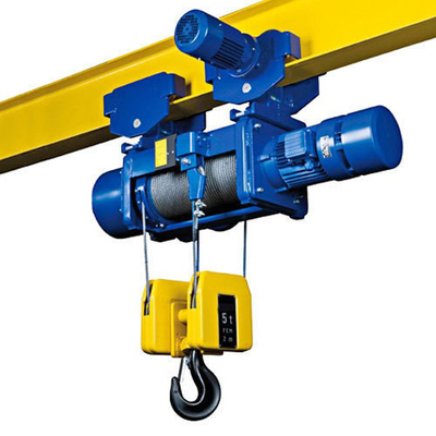 El acero de Wire Rope Hoists del modelo del CD de 5 toneladas telegrafía la altura eléctrica de los 35m