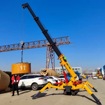 2.95t grúa de araña con telescopio hidráulico