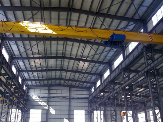 Grúa EOT de 5 toneladas montada en suelo / techo con sola viga de 7,5 a 31,5 m