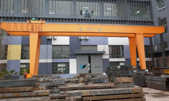 Granas de doble viga de carga pesada 10-75t Capacidad de elevación Motor Schneider A5-A8 Función de trabajo