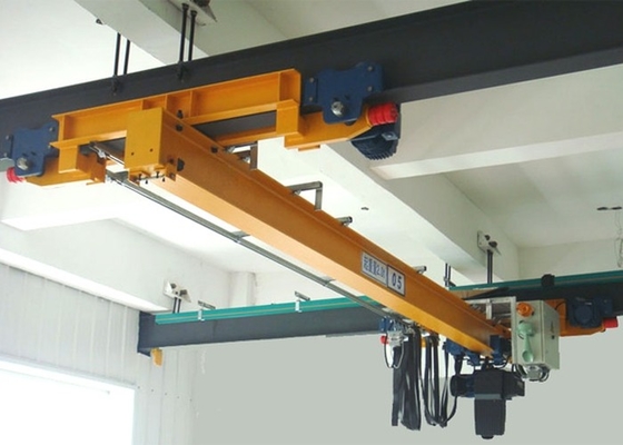 Cabina de 20 t / control remoto grúa superior de viga única montada en el techo