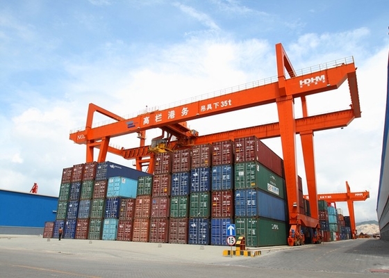 35-50T grúas de amontonamiento montadas sobre carriles 45m/Min Double Girder Gantry Crane