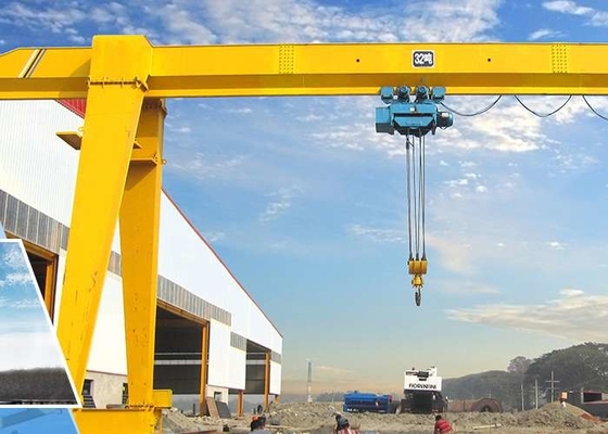 Puertos grúa de pórtico de viga única 220V/380V/400V/415V/440V AC de 3 fases