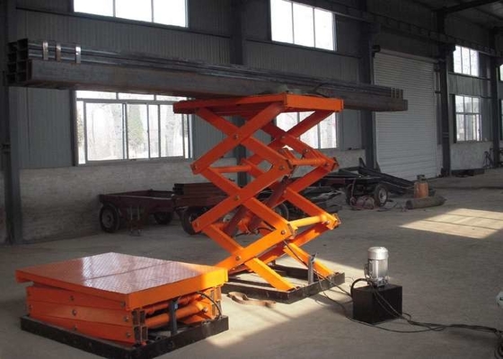 Elevación eléctrica de SANTO Stationary Hydraulic 3 Ton Scissor Lift 5.5KW para la construcción