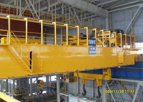 grúa de arriba de la viga del doble 550T