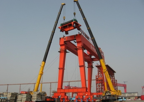 Grúa de pórtico doble resistente de la viga 5 Ton To 50 Ton Easy Operated For Warehouse