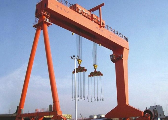 Pórtico doble eléctrico Crane For Material Loading de la viga del taller del ODM