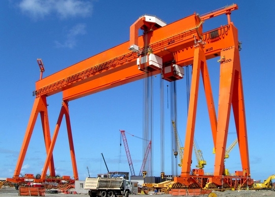 Pórtico doble eléctrico Crane For Material Loading de la viga del taller del ODM