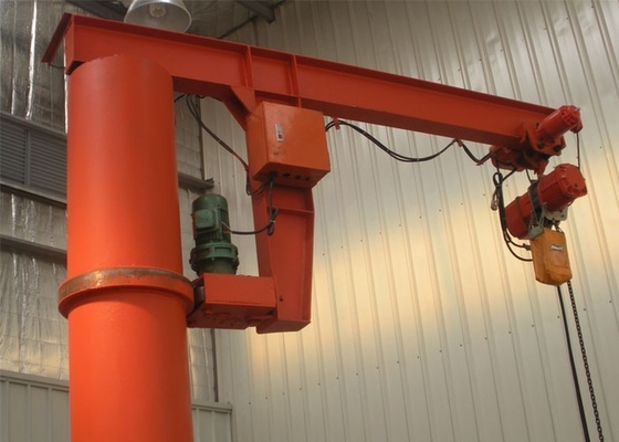 Pilar giratorio Jib Crane de Jib Crane Hoisting Equipment Column Fixed del brazo oscilante