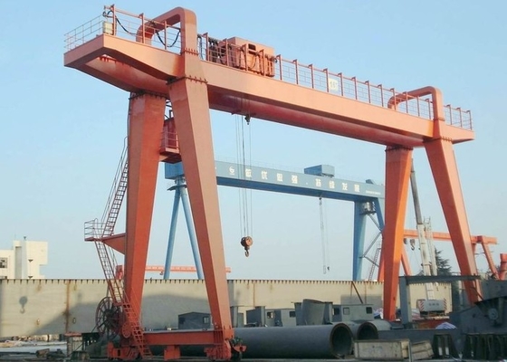 Pórtico montado sobre carriles eléctrico que viaja de tierra Crane Heavy Duty