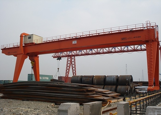 Pórtico montado sobre carriles eléctrico que viaja de tierra Crane Heavy Duty