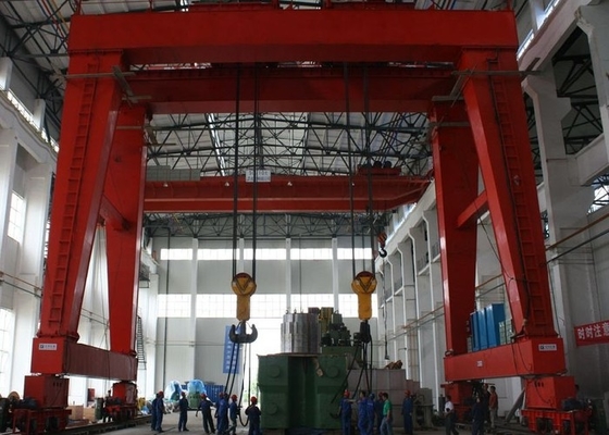 Pórtico montado sobre carriles eléctrico que viaja de tierra Crane Heavy Duty
