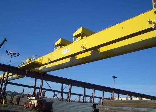 Q235B Q345C Grúa de puente de 32 toneladas Taller de grúas de viaje de doble viga