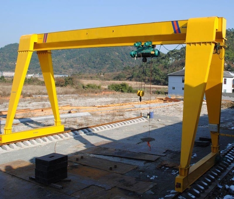 tonelada móvil montada sobre carriles 25 Ton Overhead Crane de la tonelada 20 de la grúa de pórtico de 380V 60HZ 15