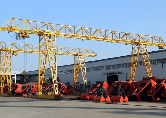 grúa de piedra de Crane Goods Yard Marble Granite del solo pórtico del haz del marco de 5T 10T 20T A
