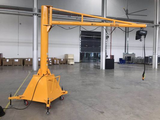 Piso de los puestos de trabajo 20t 0.5t - alzamiento montado de Crane Simple Installation Swivel Crane