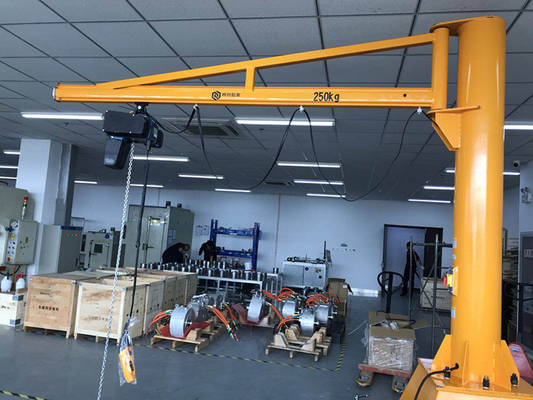 Piso de los puestos de trabajo 20t 0.5t - alzamiento montado de Crane Simple Installation Swivel Crane