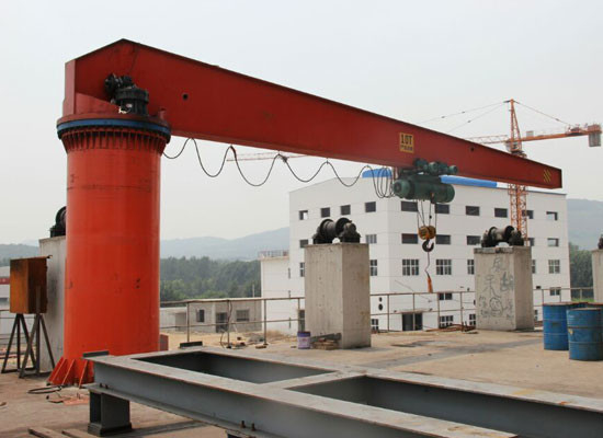 Brazo oscilante Crane Widely Used In Workstations de SANTO Convenient 0.5T 20T