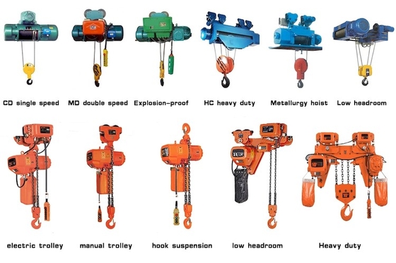 SANTO 10T 0.3-8m/Min Electric Wire Rope Winch con teledirigido inalámbrico