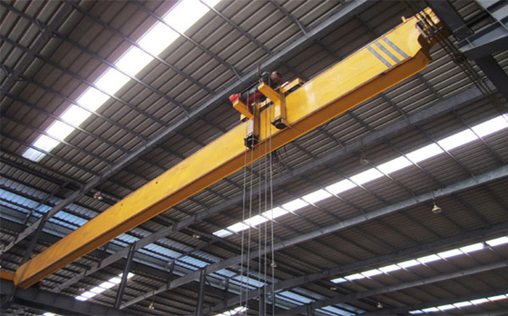 Grúa de arriba actuada fácil 5 Ton Hoist 25 Ton Energy Efficiency del solo haz