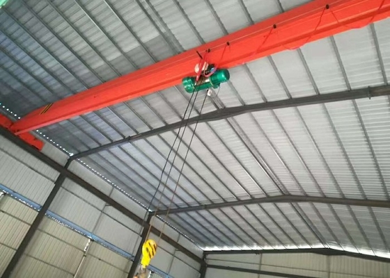 Grúa aérea de taller de viga única con estructura razonable y acero de mayor resistencia
