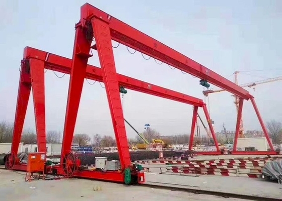 Velocidad de elevación 8m/Min Single Girder Gantry Crane del ODM con el alzamiento eléctrico