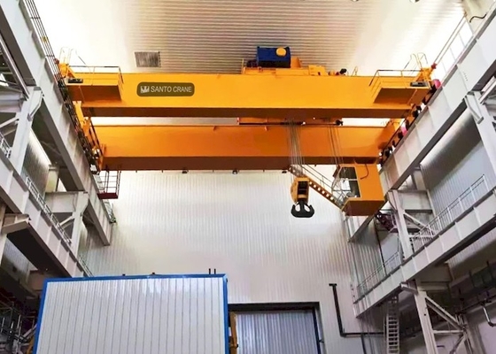 Puente de arriba Crane With Steel Wire Rope del torno abierto M3-M8 del 1BM-5M