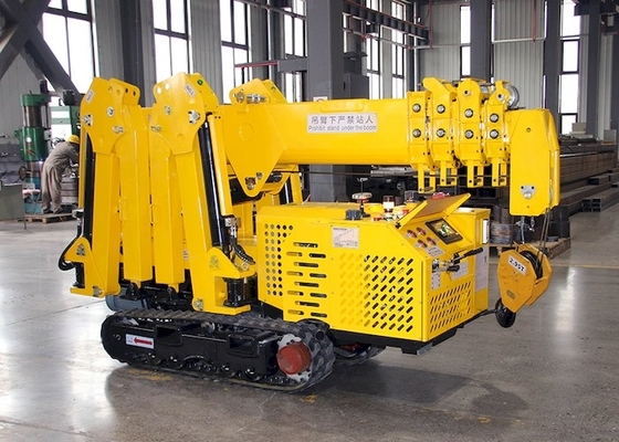 Espacio estrecho Mini Spider Crawler Crane Wireless plegable el 16m teledirigido 5tons