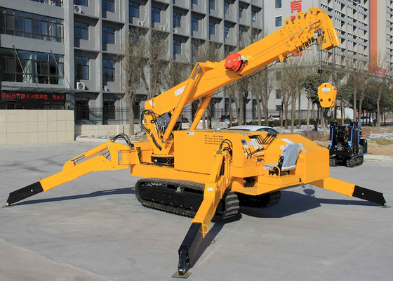 Pequeña araña Crane For Narrow Spaces del radio ligero de los 5.07m-16m