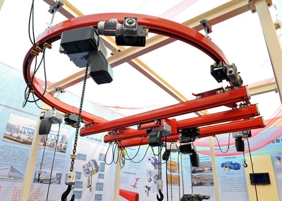 Palmo 3M hasta la pista KBK Crane With Electric Hoist del techo del taller del 12m