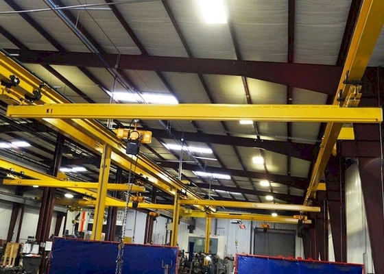 Grúa del puesto de trabajo de Crane Ceiling Mounted Free Standing de puente colgante del ODM KBK del OEM