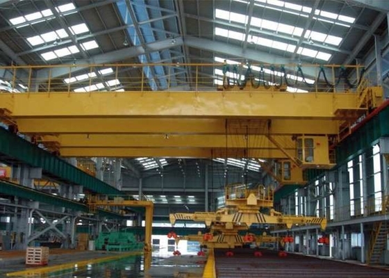 Grúa de puente metalúrgica doble fuerte del taller del QD de la grúa de arriba de la viga que lleva