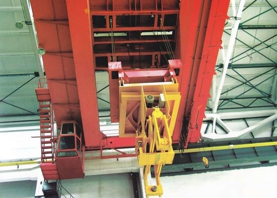 Grúa de arriba del haz doble eléctrico del palmo de la grúa los 7-35m del EOT de la viga del doble del CE ISO