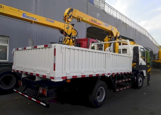 Grúa montada camión 75km/H 88km/H 8 Ton Crane Truck del auge de la eficacia alta
