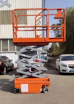 eléctricos automotores de la altura de los 8m a del 14m Scissor la plataforma de trabajo aéreo móvil de la elevación 300kg