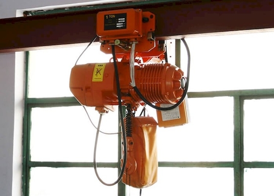 alzamiento de cadena eléctrico de poco ruido rápido de la altura de la elevación de 3M con el gancho