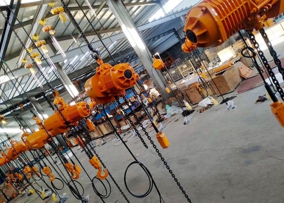 Carretilla industrial del CE ISO 220-690V 2 Ton Electric Chain Hoist With