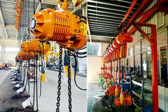 Gancho modificado para requisitos particulares de HHBD 2 Ton Electric Chain Hoist With/carretilla motorizada